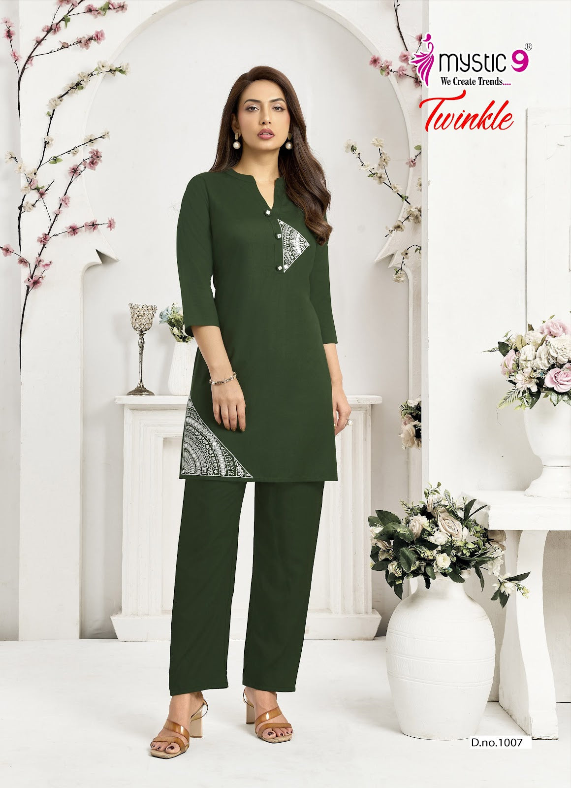 Twinkle Vol 1 Mystic 9 Viscose Co Ord Set Manufacturer India