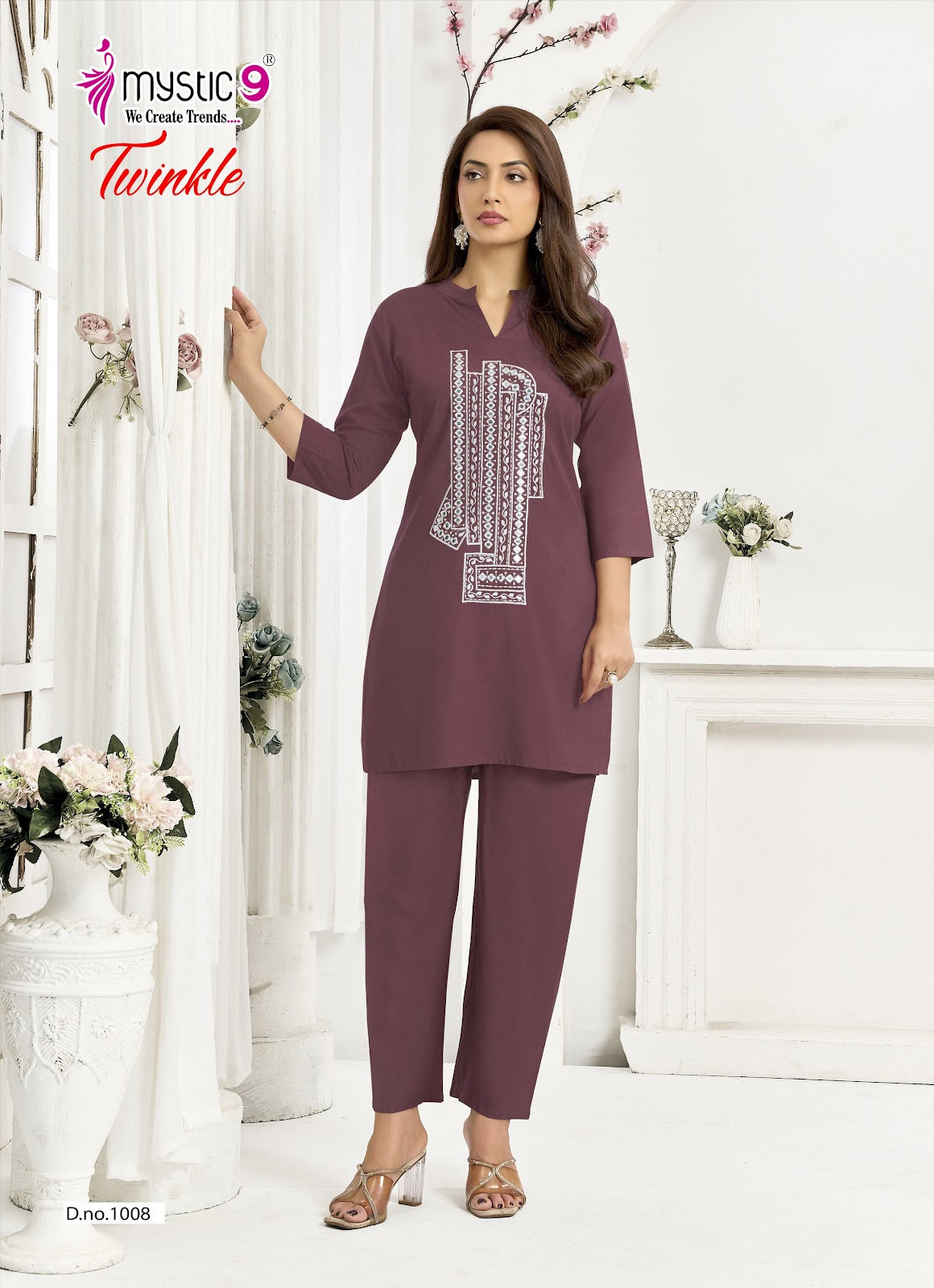 Twinkle Vol 1 Mystic 9 Viscose Co Ord Set Manufacturer India