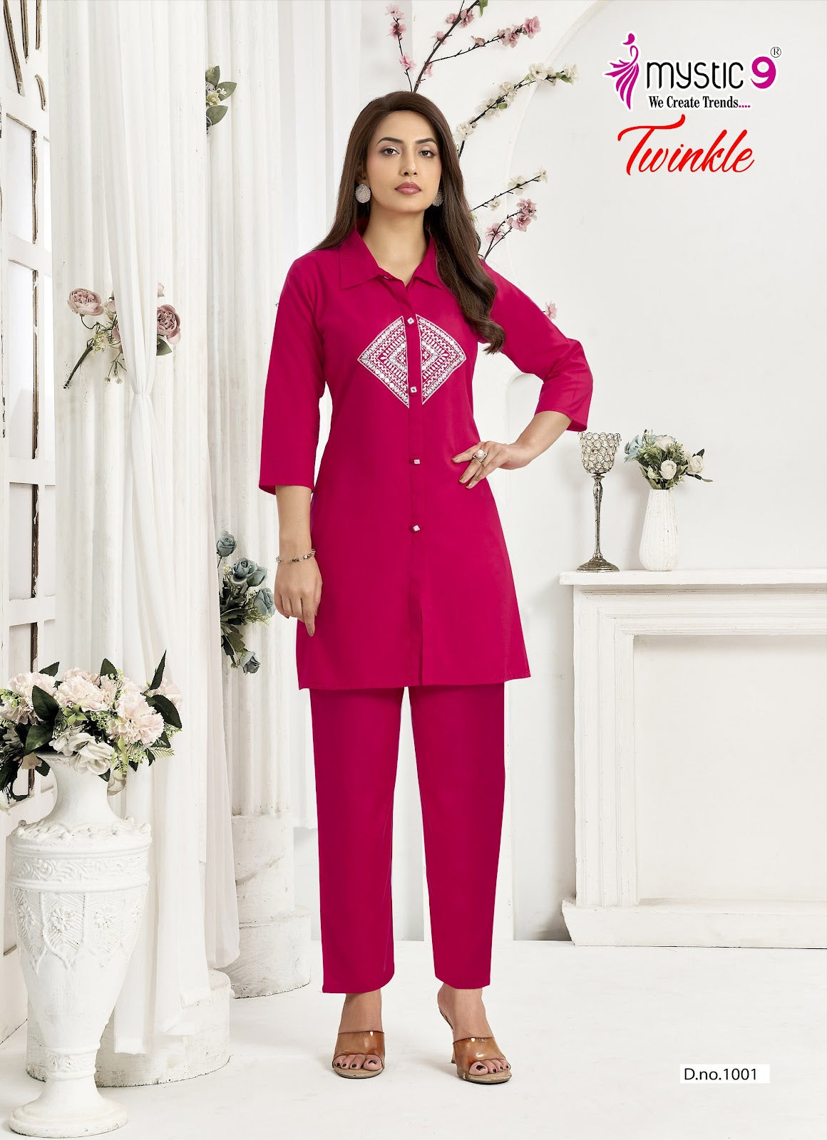 Twinkle Vol 1 Mystic 9 Viscose Co Ord Set Manufacturer India
