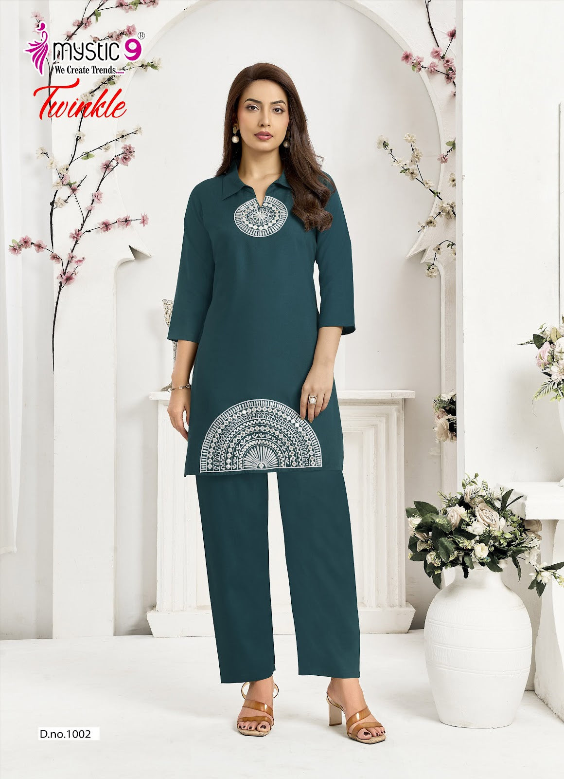 Twinkle Vol 1 Mystic 9 Viscose Co Ord Set Manufacturer India