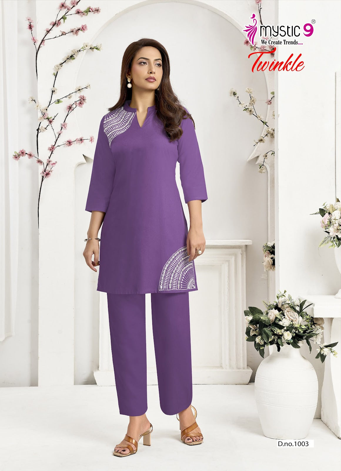 Twinkle Vol 1 Mystic 9 Viscose Co Ord Set Manufacturer India