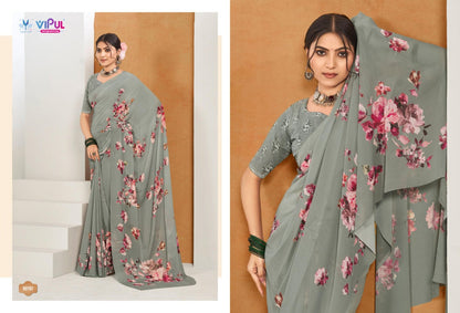 Twisha Vol 2 Vipul Weightless Sarees Wholesaler India