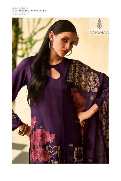 Two Of A Kind Vol 1 Varshaa Viscose Pashmina Suits Manufacturer Gujarat
