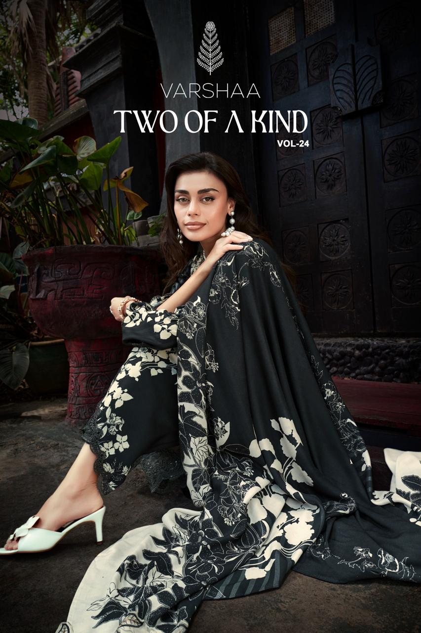 Two Of A Kind Vol 24 Varshaa Viscose Muslin Pant Style Suits Exporter Gujarat