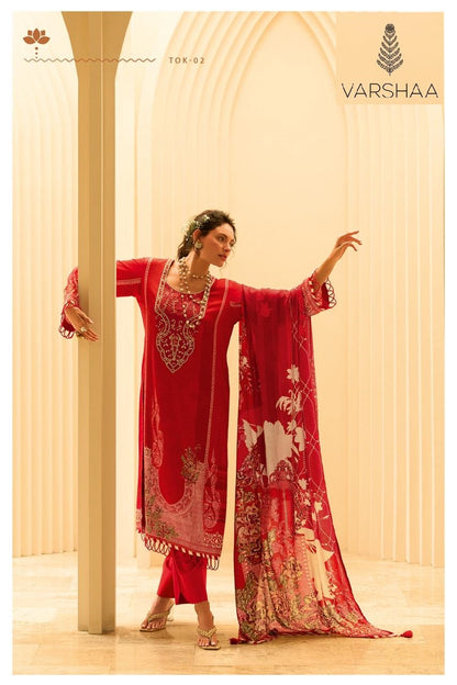 Two Of A Kind Vol 3 Varshaa Pashmina Suits Wholesale Price