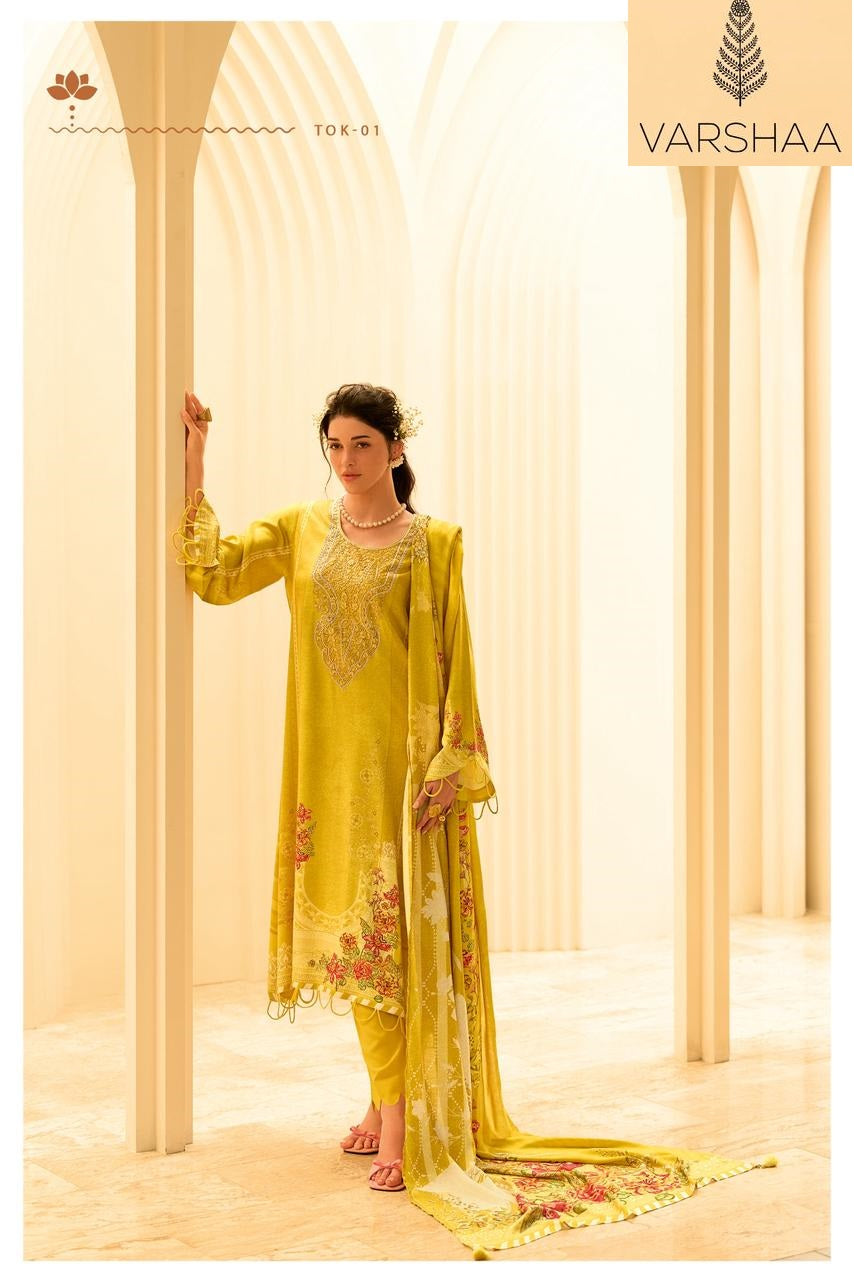 Two Of A Kind Vol 3 Varshaa Pashmina Suits Wholesale Price