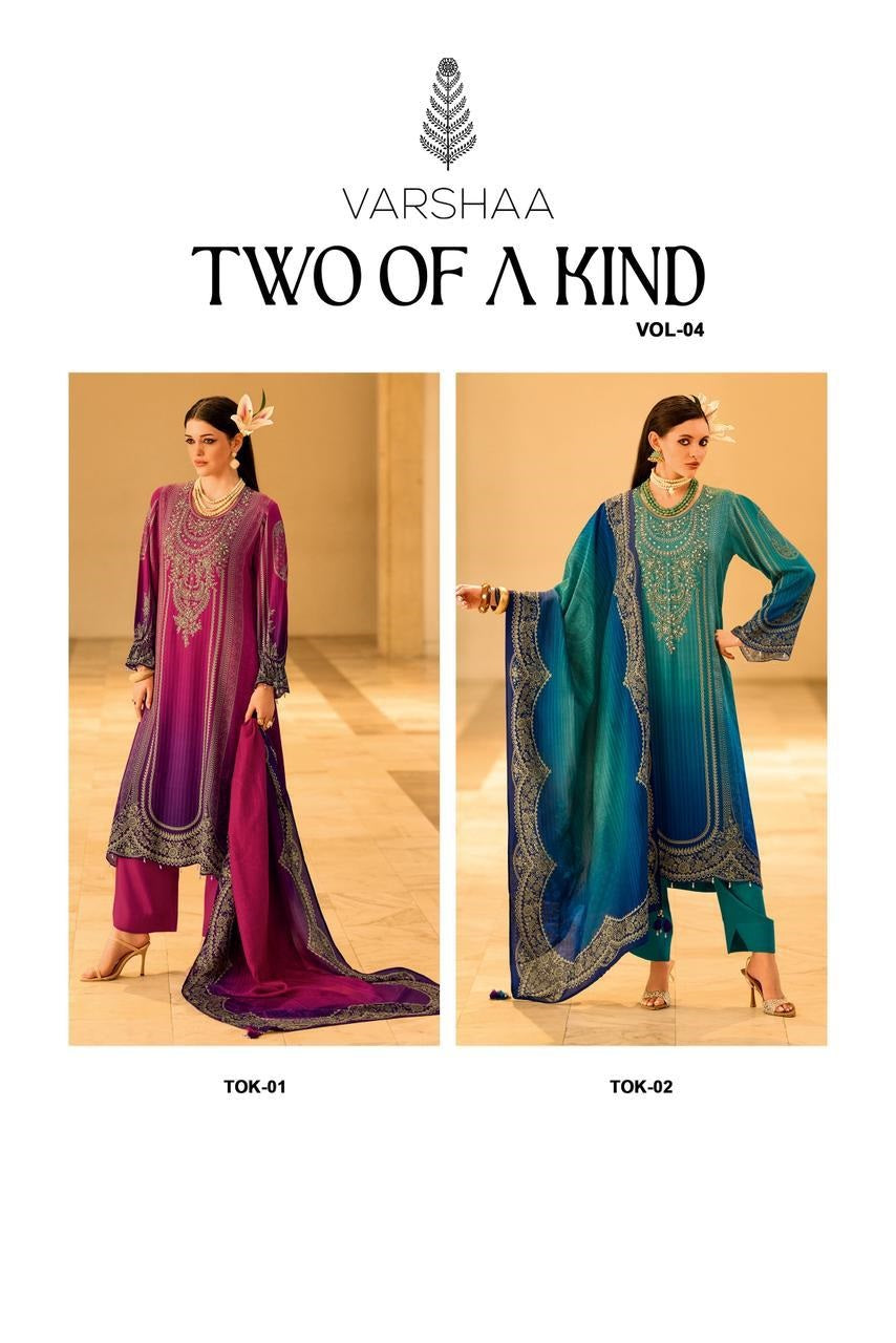 Two Of A Kind Vol 4 Varshaa Pashmina Suits Exporter Gujarat