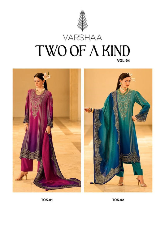 Two Of A Kind Vol 4 Varshaa Pashmina Suits Exporter Gujarat