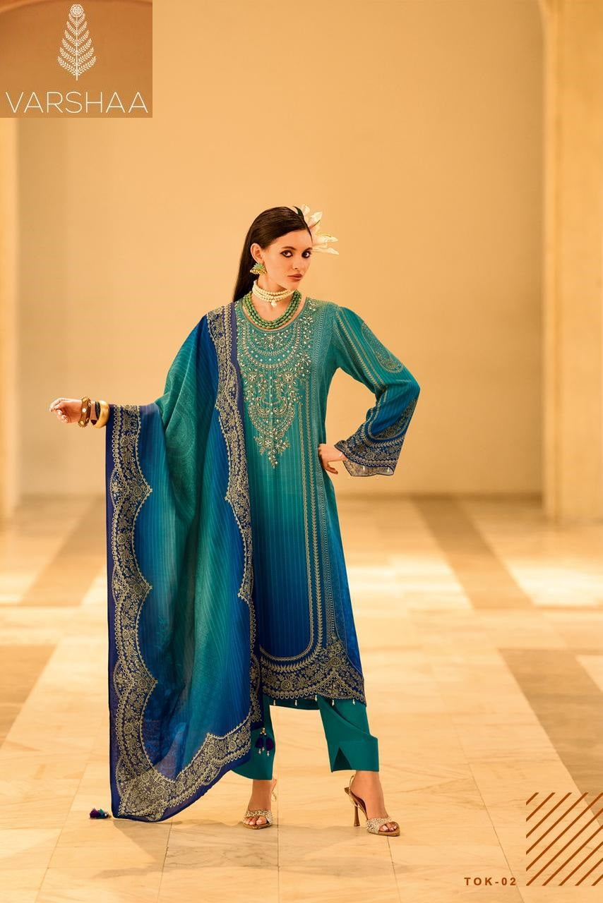 Two Of A Kind Vol 4 Varshaa Pashmina Suits Exporter Gujarat