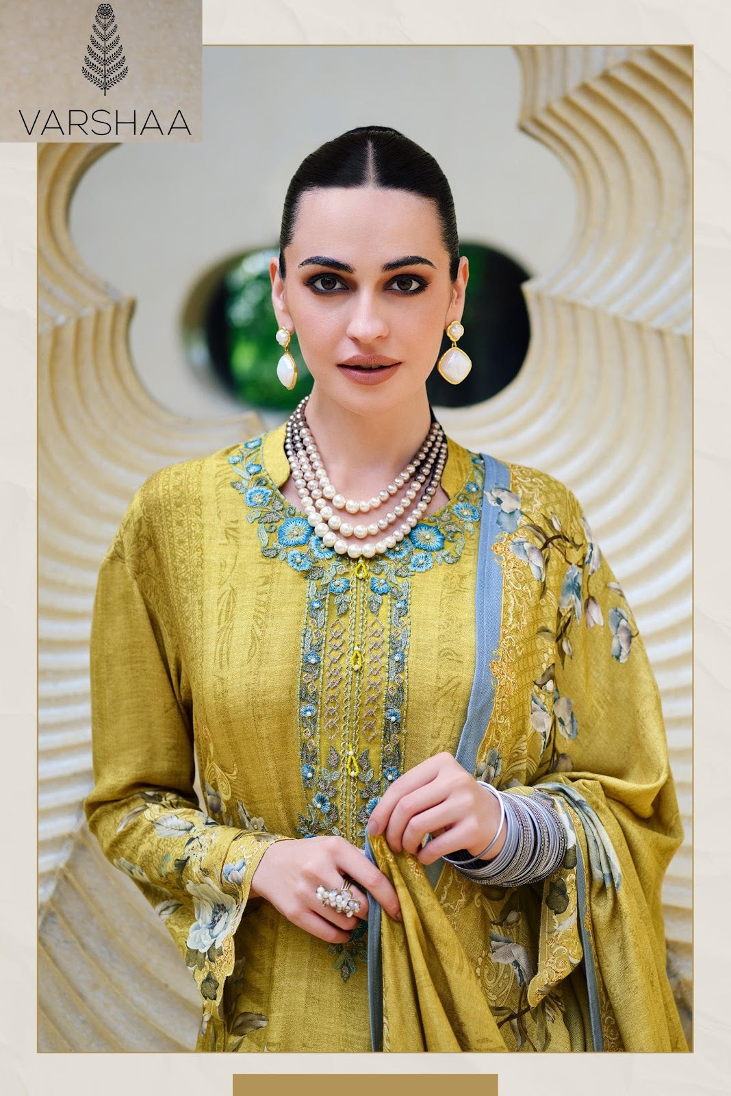 Two Of A Kind Vol 6 Varshaa Pashmina Suits Supplier