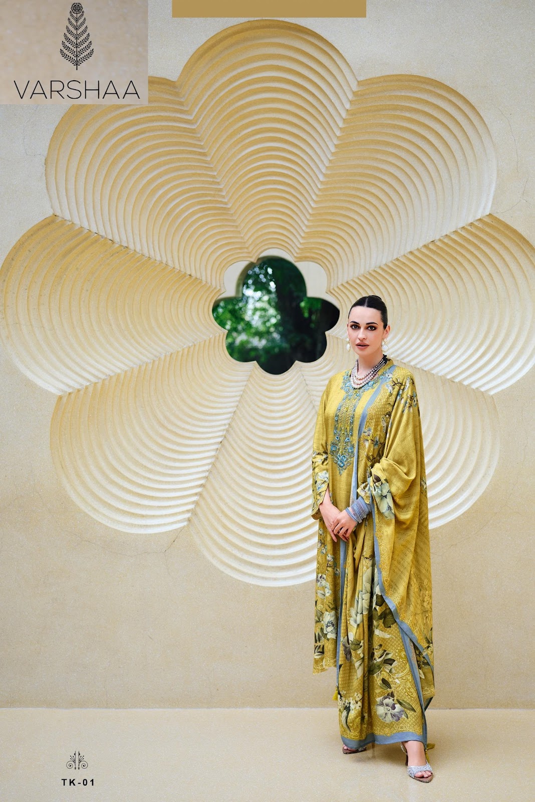 Two Of A Kind Vol 6 Varshaa Pashmina Suits Supplier