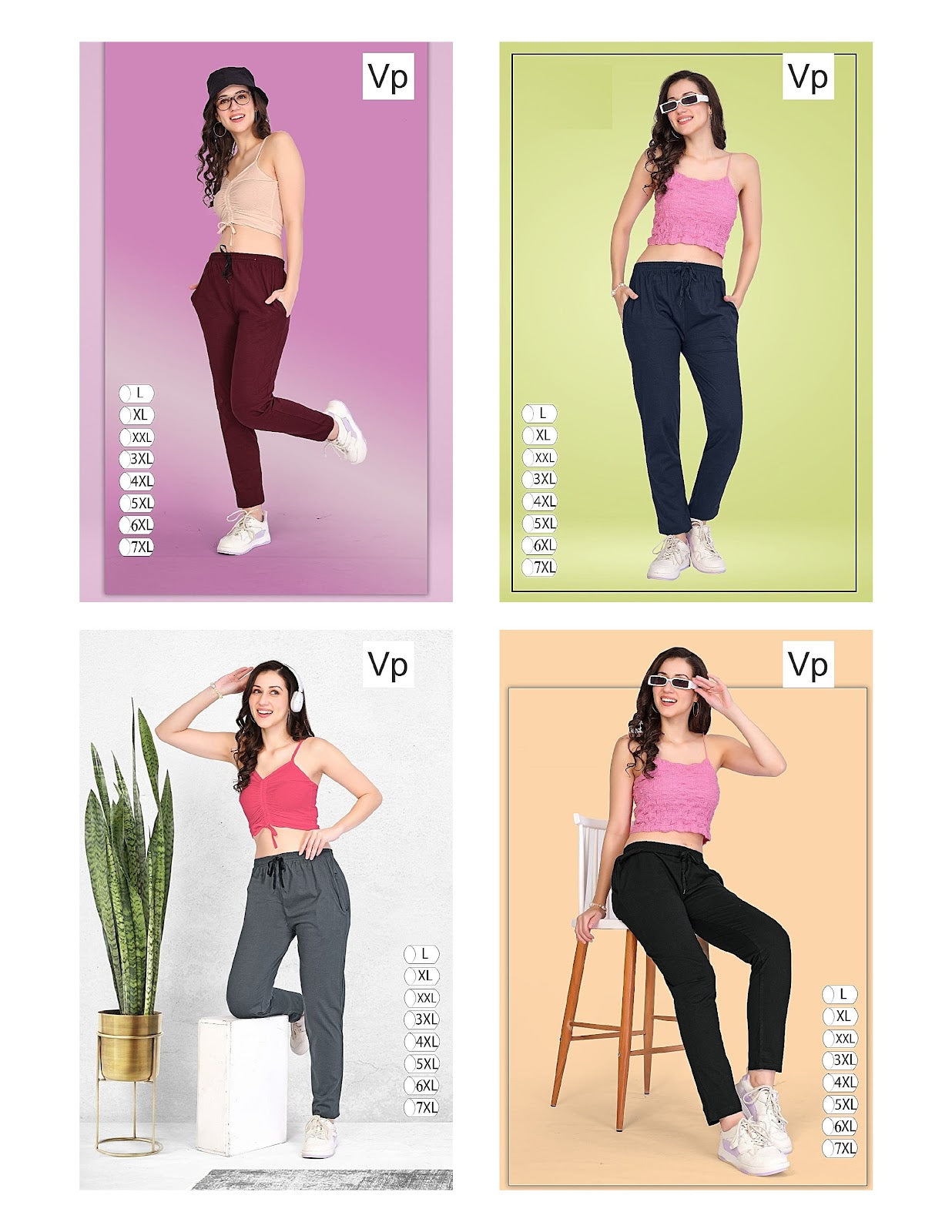 Two Side Pockets Vp Cotton Women Night Lower Exporter