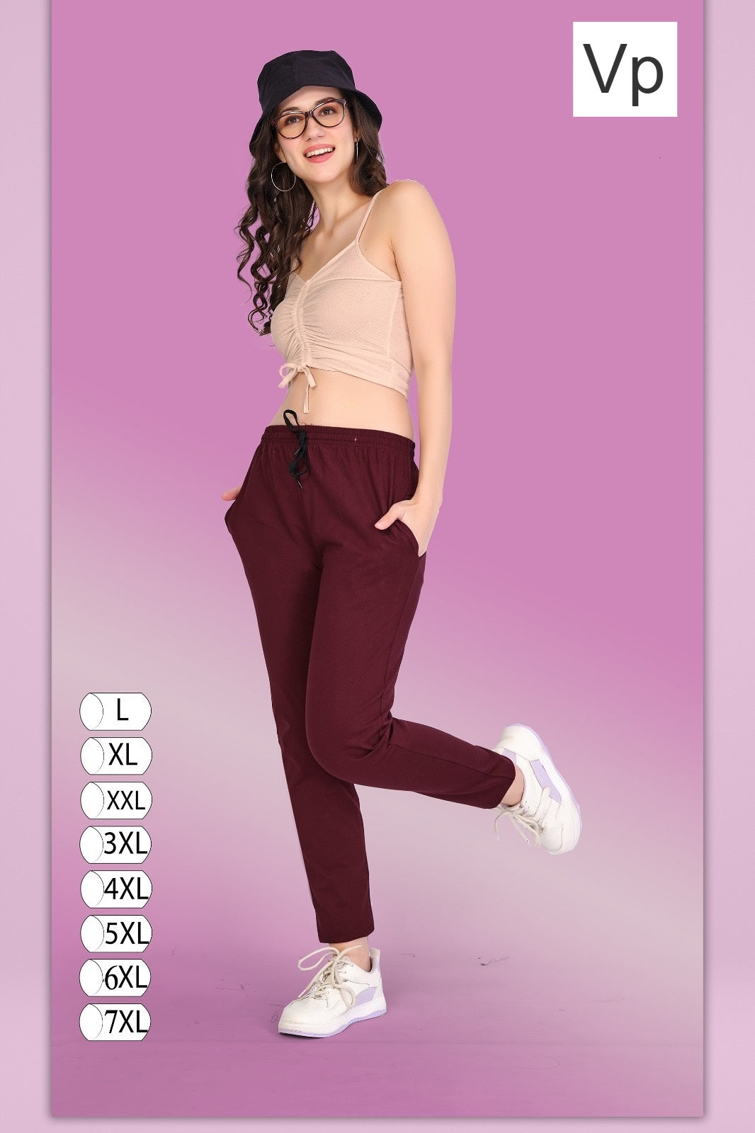 Two Side Pockets Vp Cotton Women Night Lower Exporter