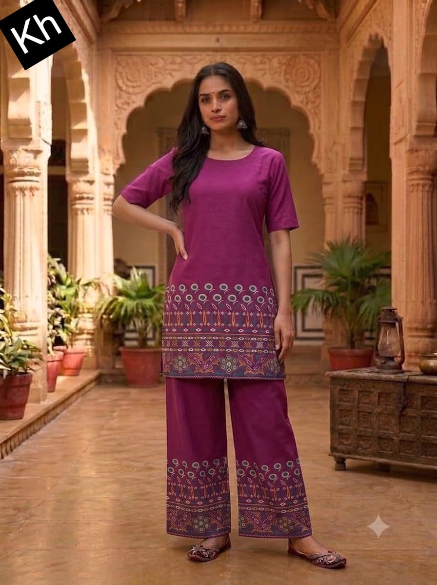 Two Tone 2706 Kh Co Ord Set Manufacturer