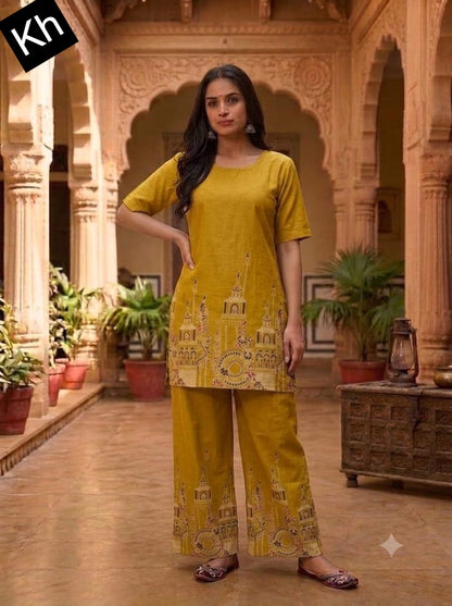 Two Tone 2706 Kh Co Ord Set Manufacturer