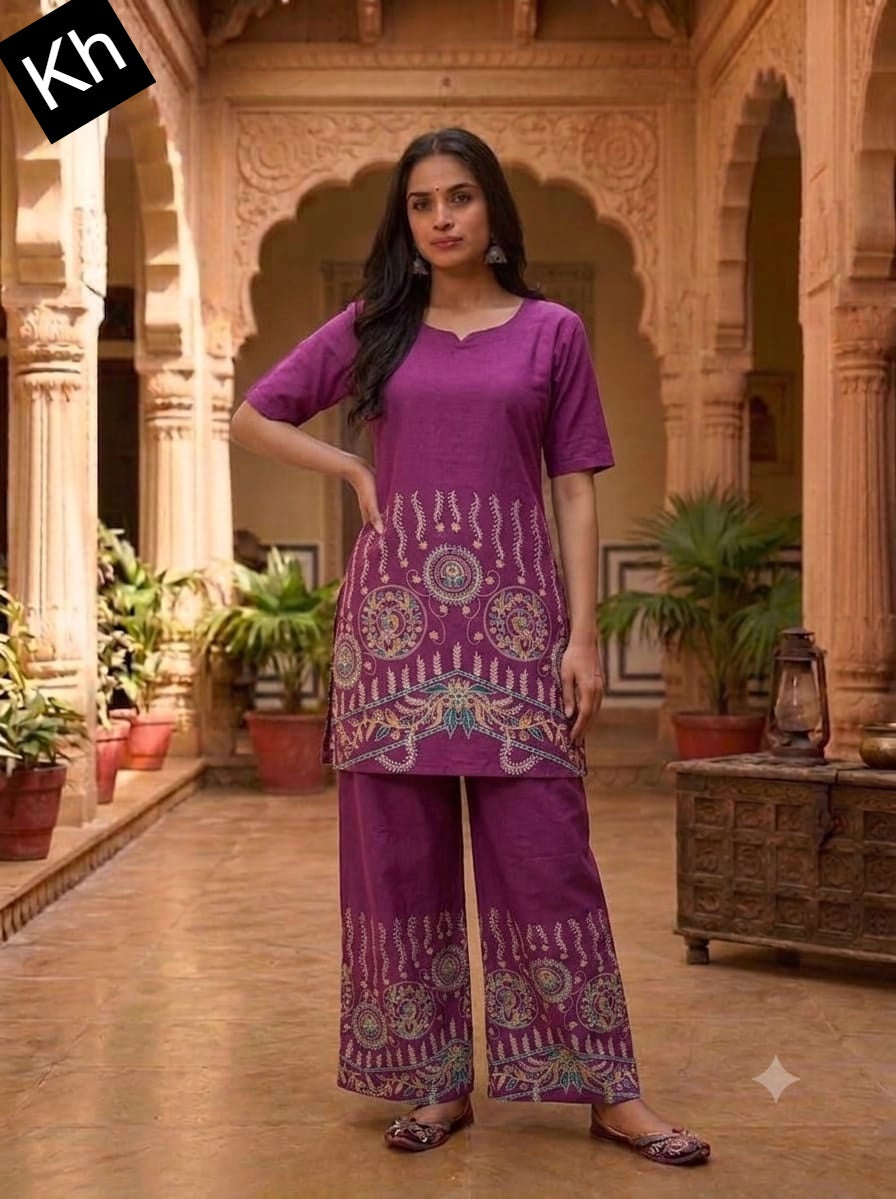 Two Tone 2706 Kh Co Ord Set Manufacturer