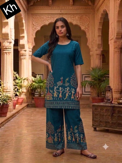 Two Tone 2706 Kh Co Ord Set Manufacturer