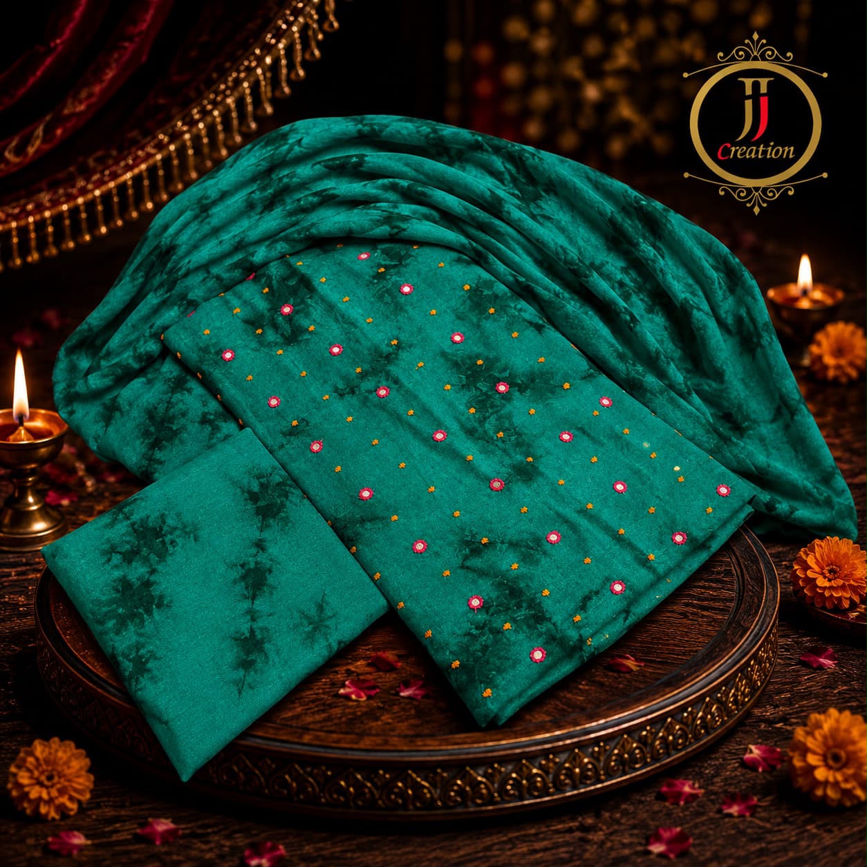 Tye And Dye Edition 1 Jj Rayon 14Kg Salwar Suits Exporter Ahmedabad
