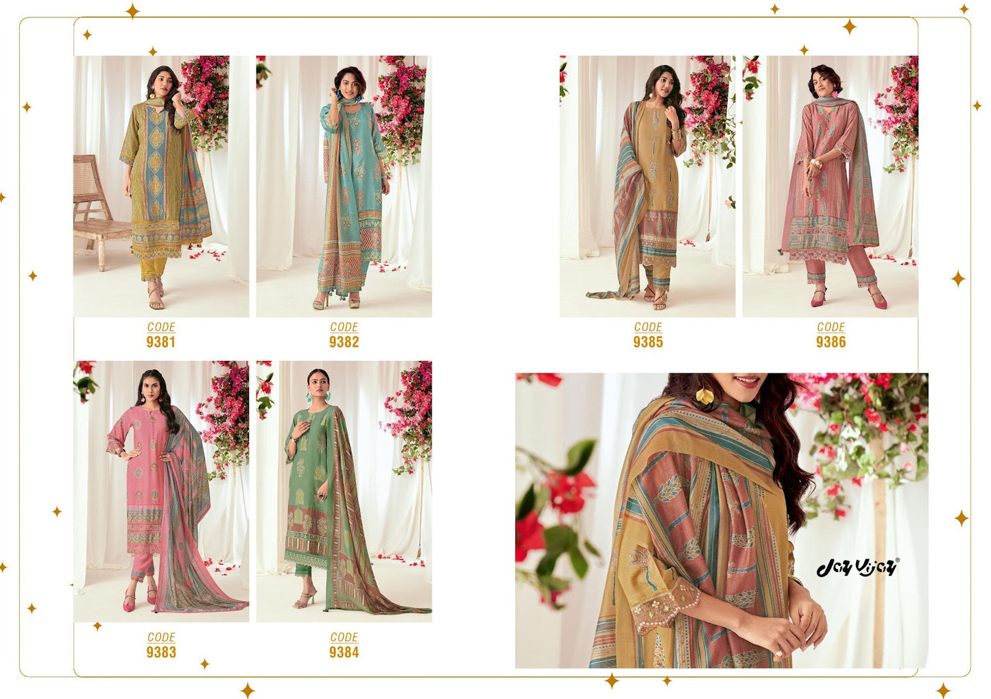 Tyohaar Jay Vijay Muslin Silk Pant Style Suits Wholesaler Ahmedabad