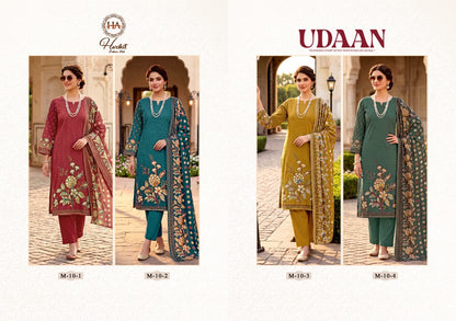 Udaan Harshit Fashion Pure Zam Karachi Salwar Suits Wholesale Rate