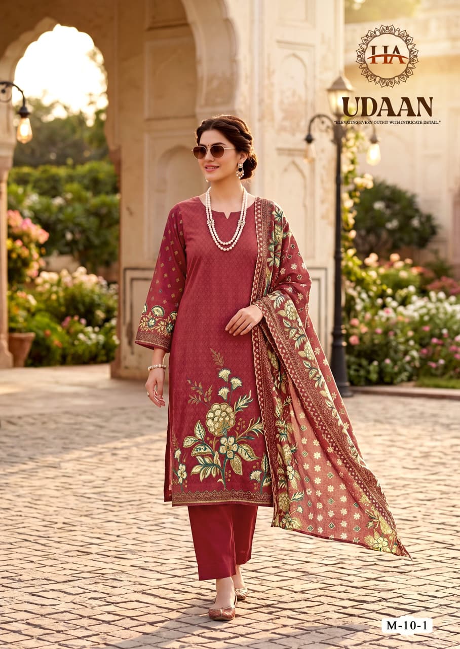Udaan Harshit Fashion Pure Zam Karachi Salwar Suits Wholesale Rate