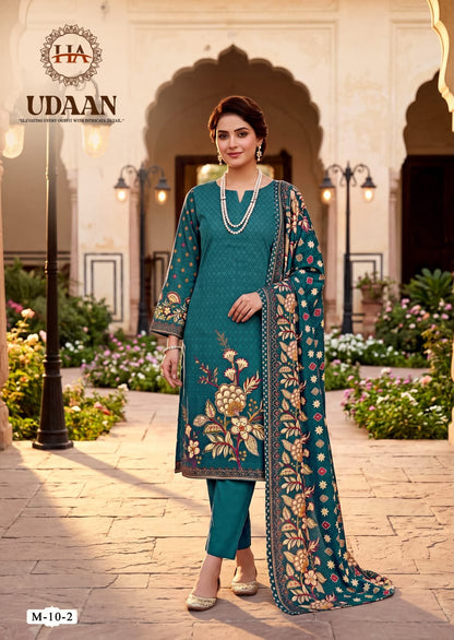 Udaan Harshit Fashion Pure Zam Karachi Salwar Suits Wholesale Rate