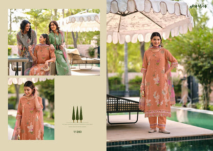 Udaan Jay Vijay Mal Chanderi Pant Style Suits Wholesaler Gujarat