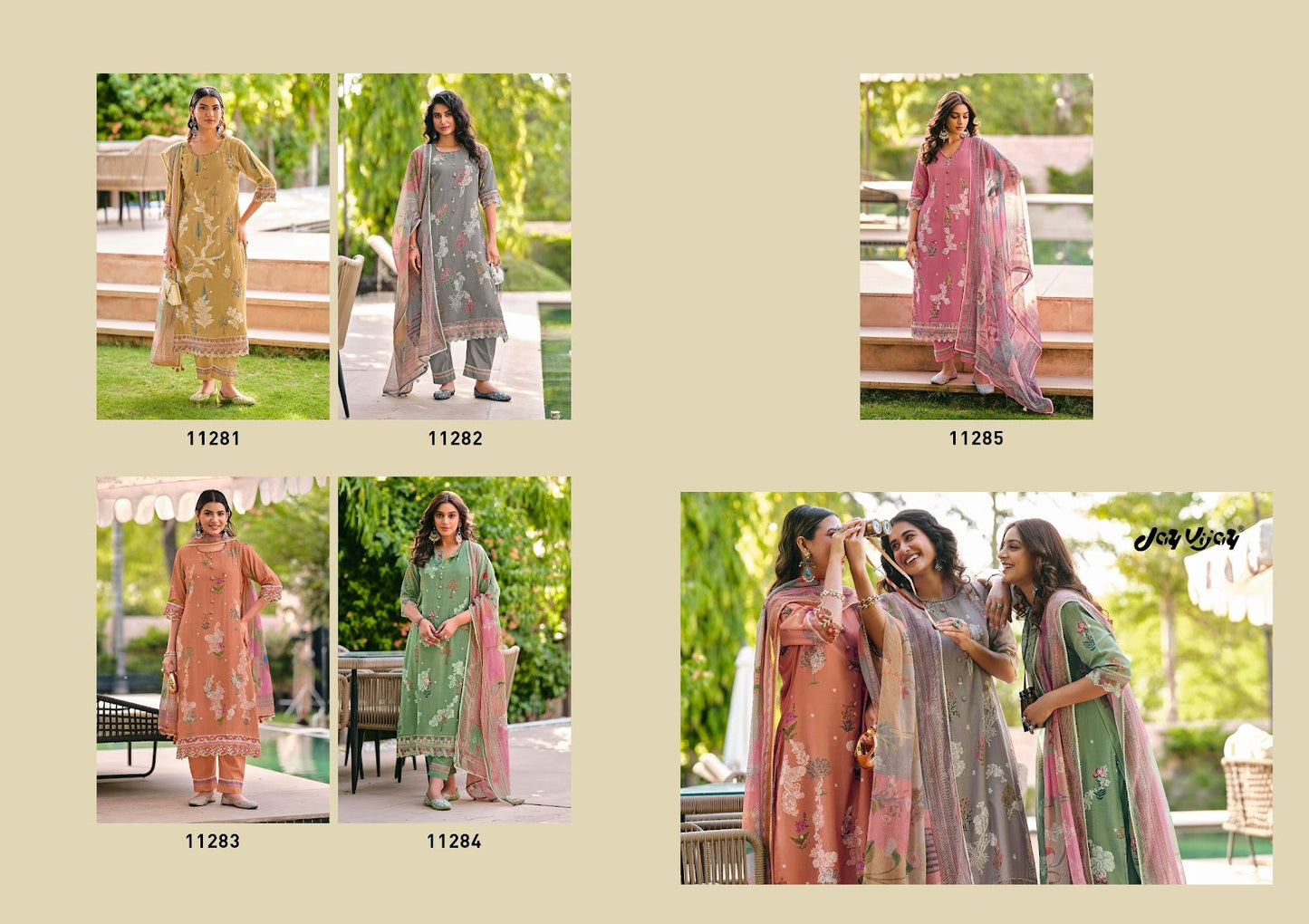 Udaan Jay Vijay Mal Chanderi Pant Style Suits Wholesaler Gujarat