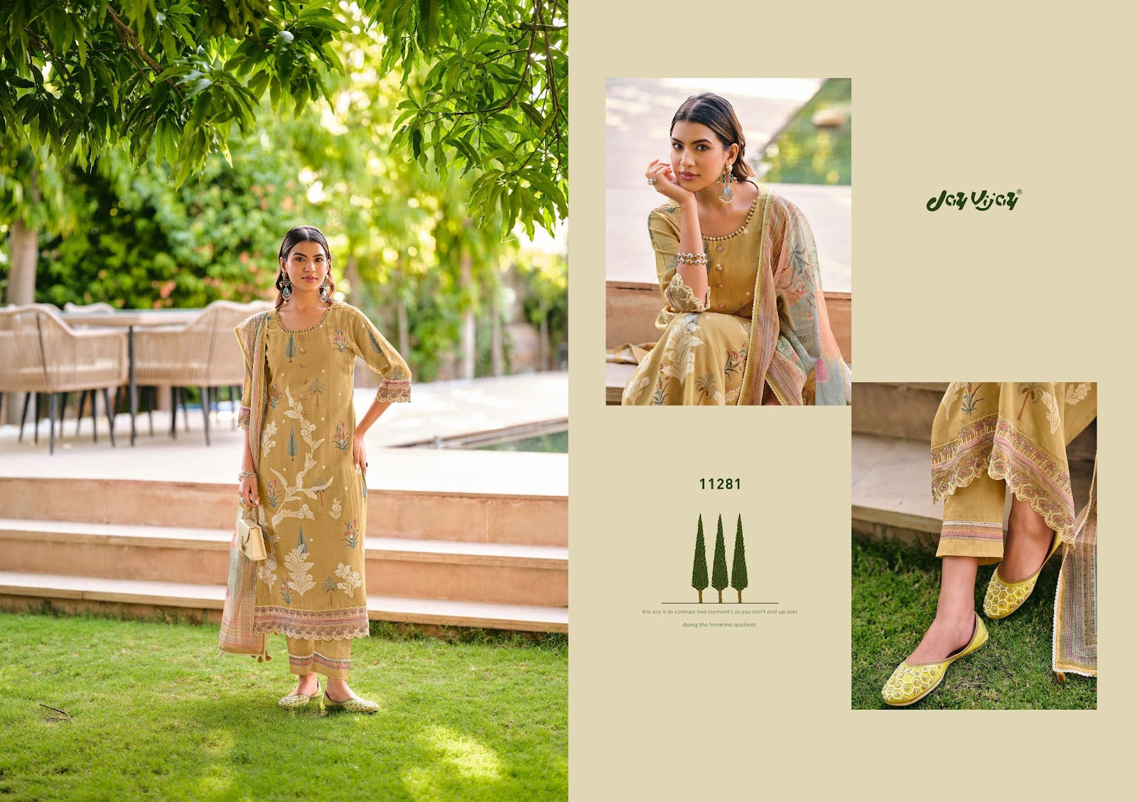 Udaan Jay Vijay Mal Chanderi Pant Style Suits Wholesaler Gujarat