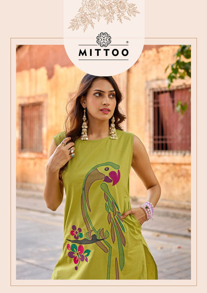 Udaan Mittoo Dhabu Cotton Kurti Plazzo Set Exporter Gujarat