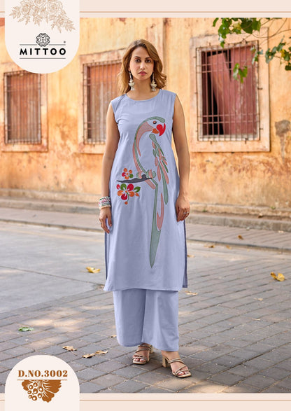 Udaan Mittoo Dhabu Cotton Kurti Plazzo Set Exporter Gujarat