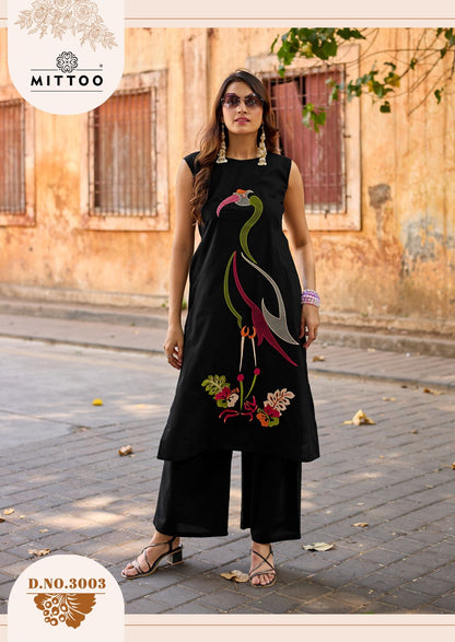 Udaan Mittoo Dhabu Cotton Kurti Plazzo Set Exporter Gujarat