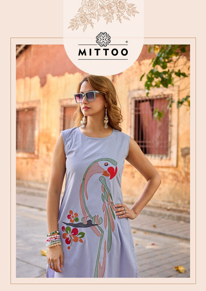 Udaan Mittoo Dhabu Cotton Kurti Plazzo Set Exporter Gujarat