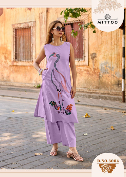Udaan Mittoo Dhabu Cotton Kurti Plazzo Set Exporter Gujarat
