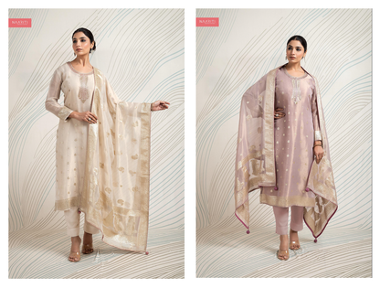 Ujjawala Naariti Tissue Jacquard Pant Style Suits Supplier Gujarat