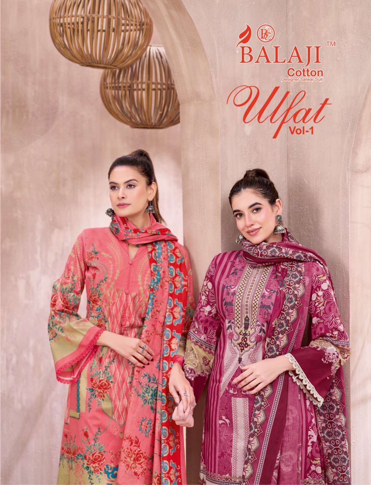 Ulfat Vol 1 Balaji Cotton Karachi Readymade Suits Wholesale Price