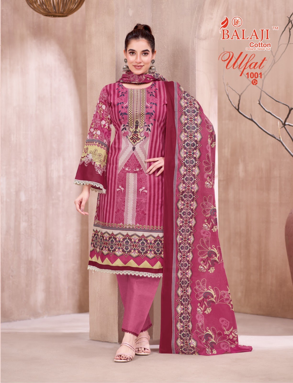 Ulfat Vol 1 Balaji Cotton Karachi Readymade Suits Wholesale Price