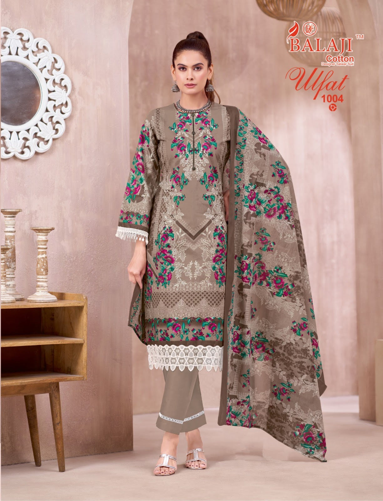 Ulfat Vol 1 Balaji Cotton Karachi Readymade Suits Wholesale Price