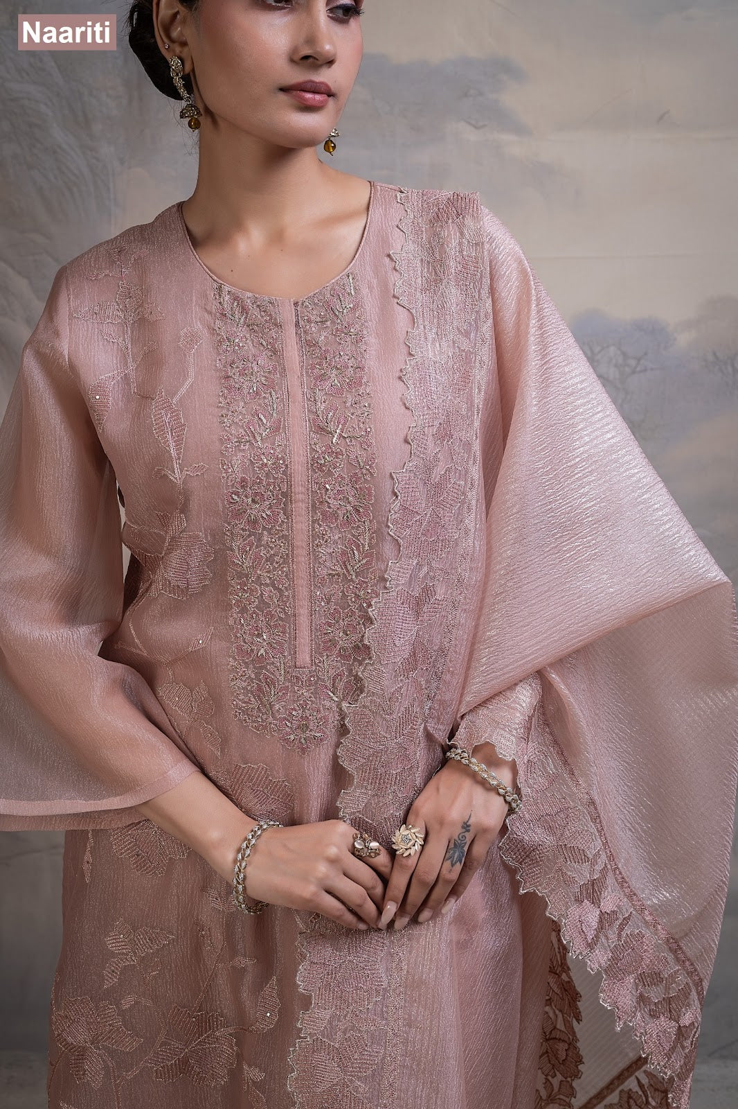 Ulfir 2839 Naariti Tissue Pant Style Suits Supplier