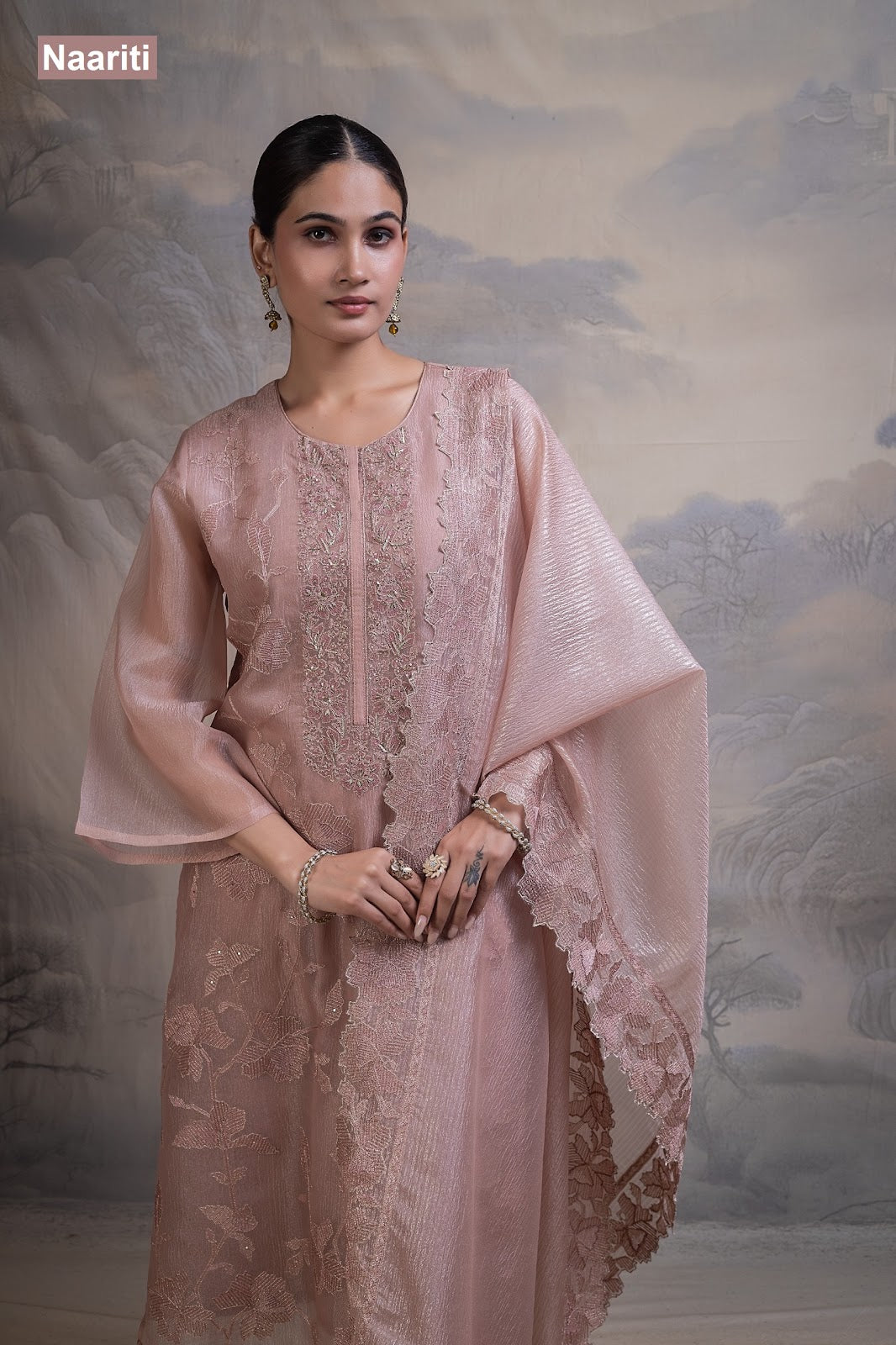 Ulfir 2839 Naariti Tissue Pant Style Suits Supplier