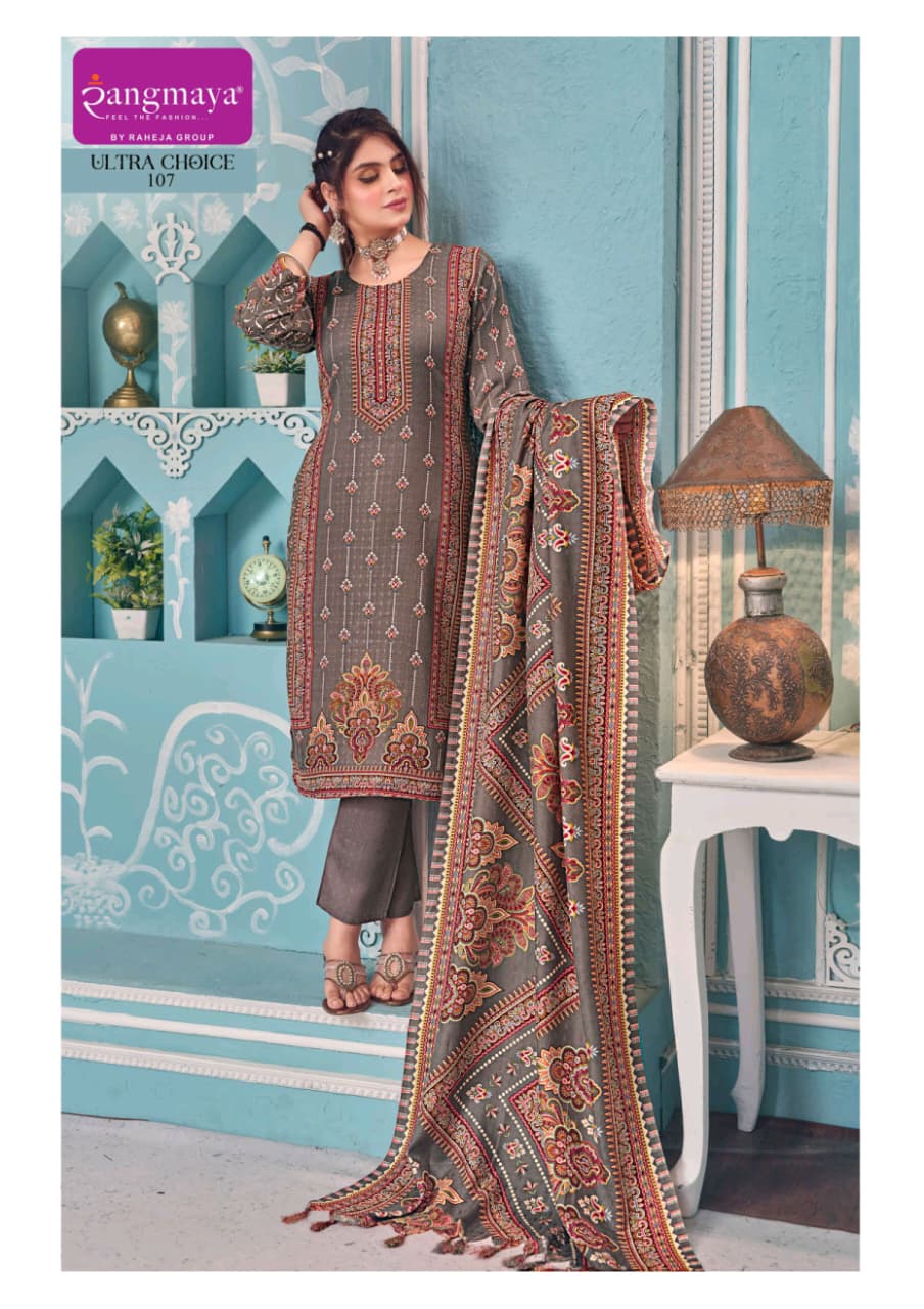 Ultra Choice Rangmaya Readymade Pashmina Suits Manufacturer India