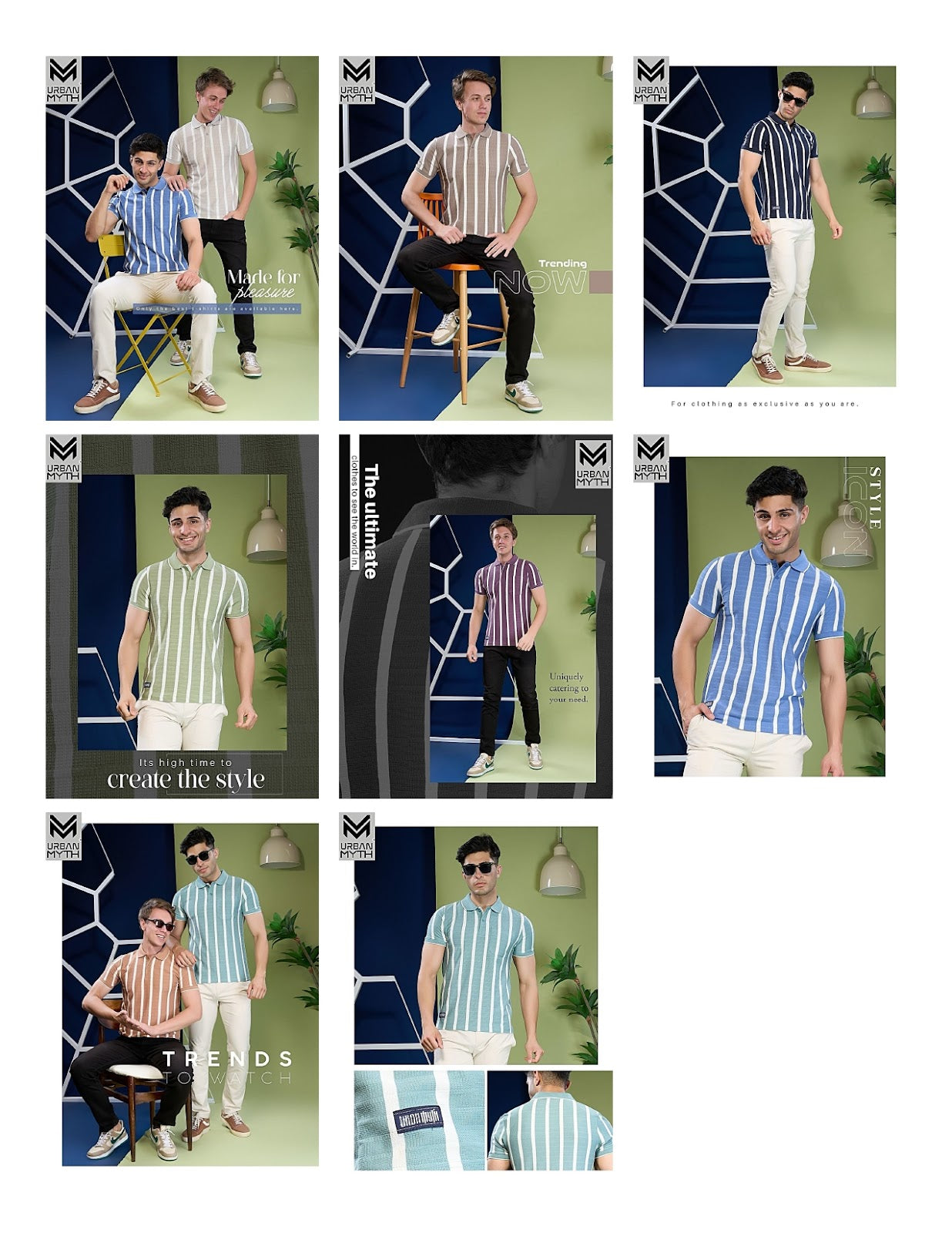 Um 175 Urban Myth Vertical Mens Tshirts Exporter India