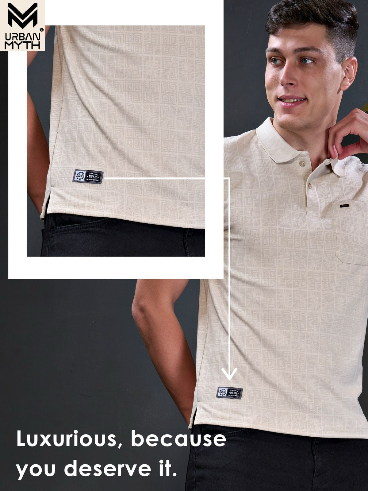 Um 189 Urban Myth Interlock Mens Tshirts Supplier Ahmedabad