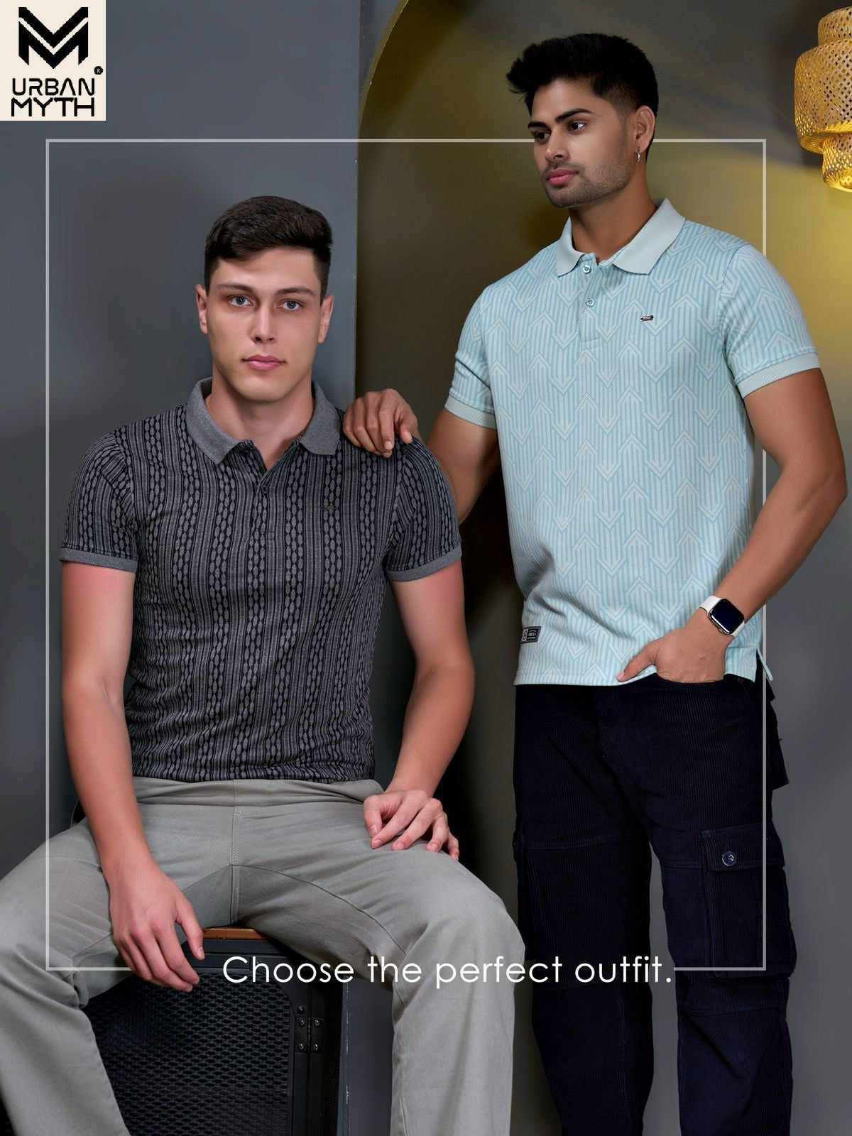 Um 189 Urban Myth Interlock Mens Tshirts Supplier Ahmedabad
