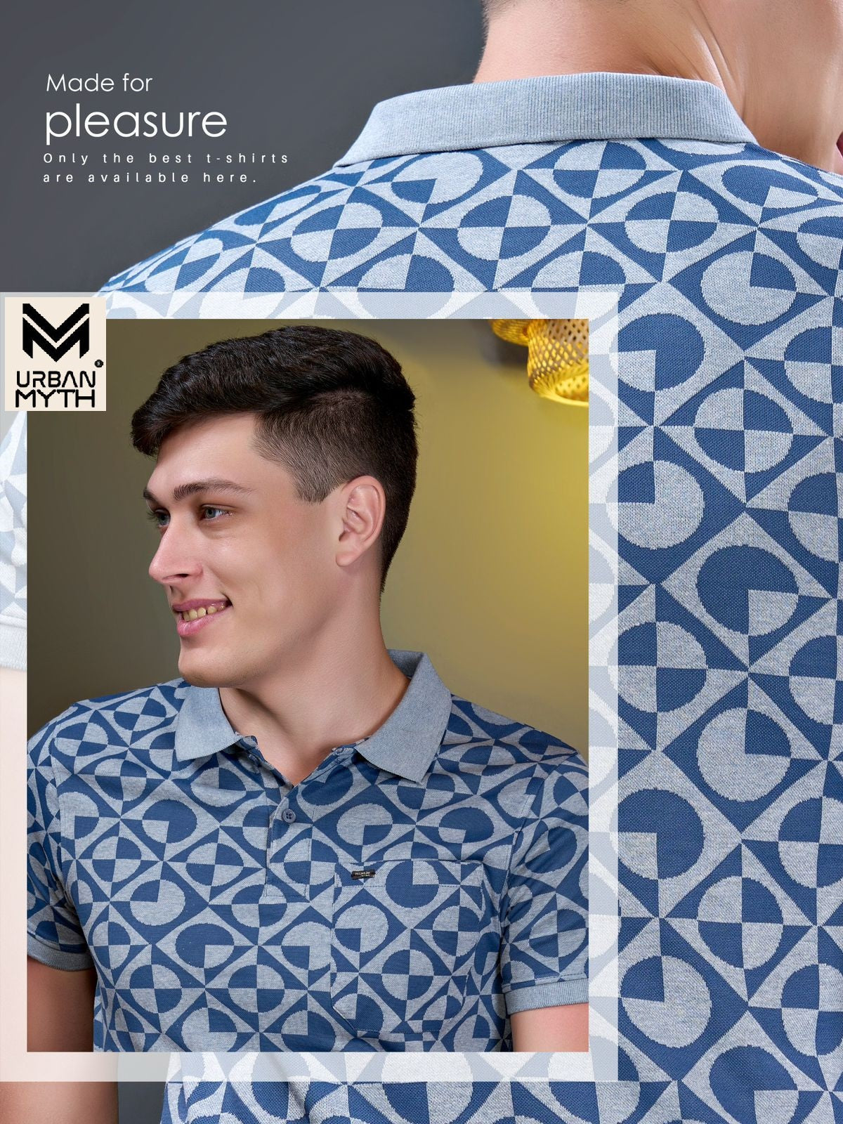 Um 189 Urban Myth Interlock Mens Tshirts Supplier Ahmedabad