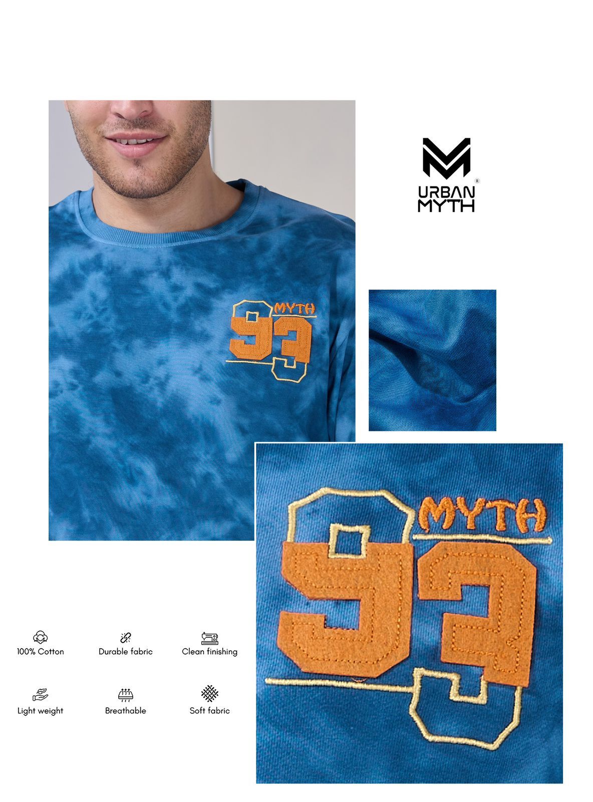 Um 250 Urban Myth Cotton Mens Tshirts Wholesale Price