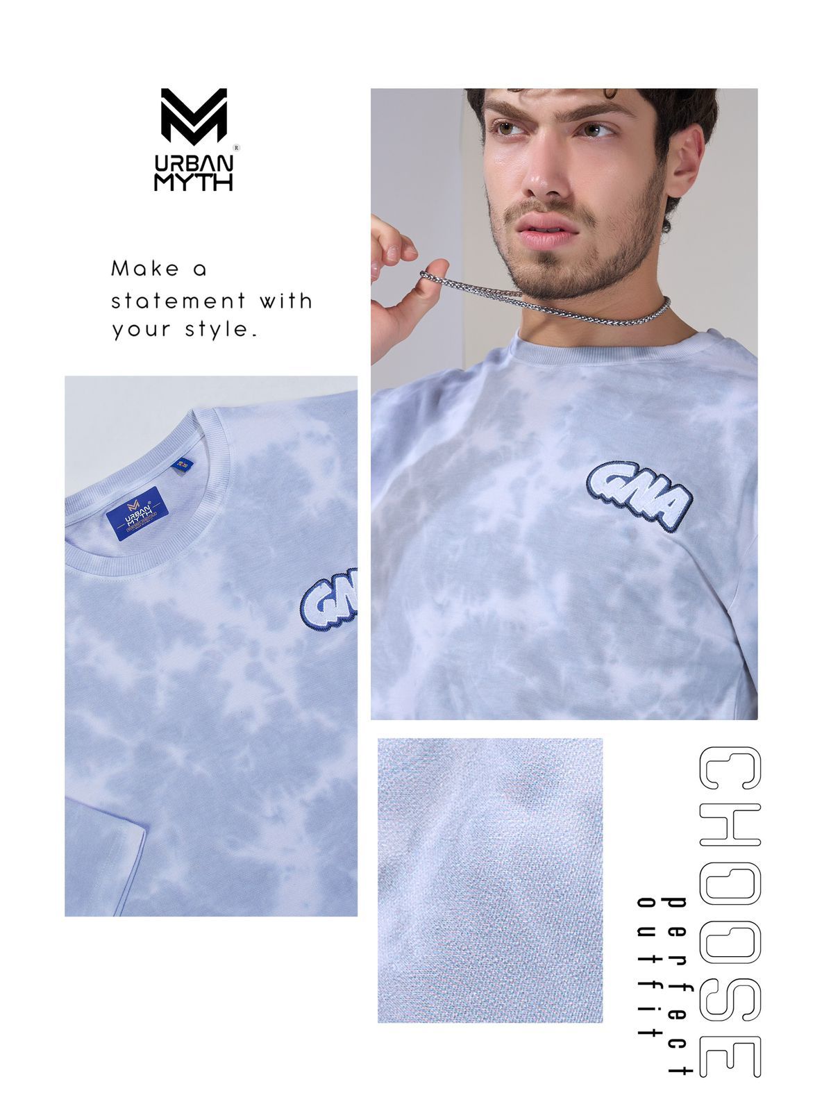 Um 250 Urban Myth Cotton Mens Tshirts Wholesale Price