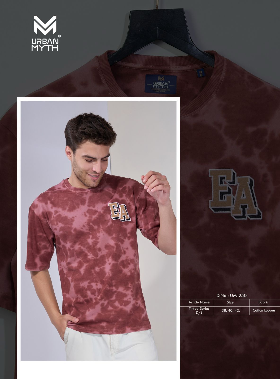 Um 250 Urban Myth Cotton Mens Tshirts Wholesale Price