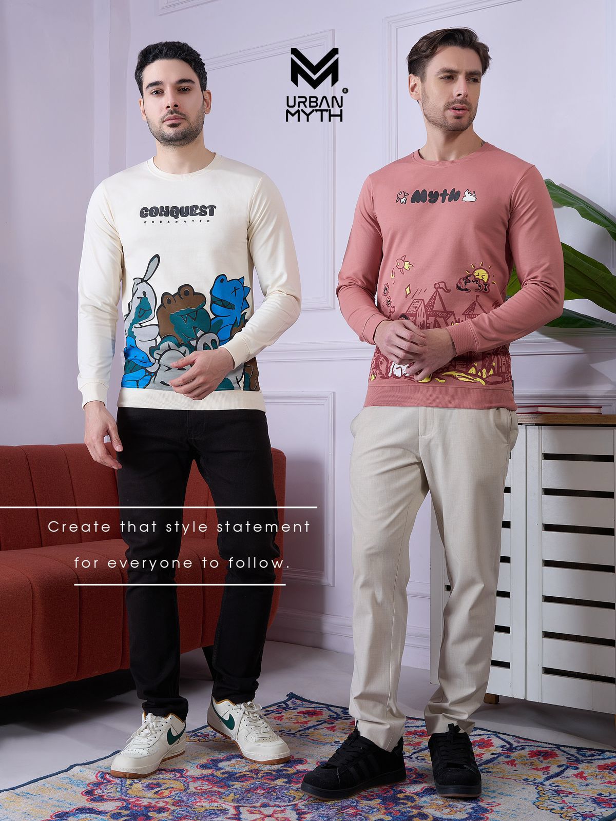 Um 263 Urban Myth Cotton Looper Mens Tshirts Supplier Ahmedabad