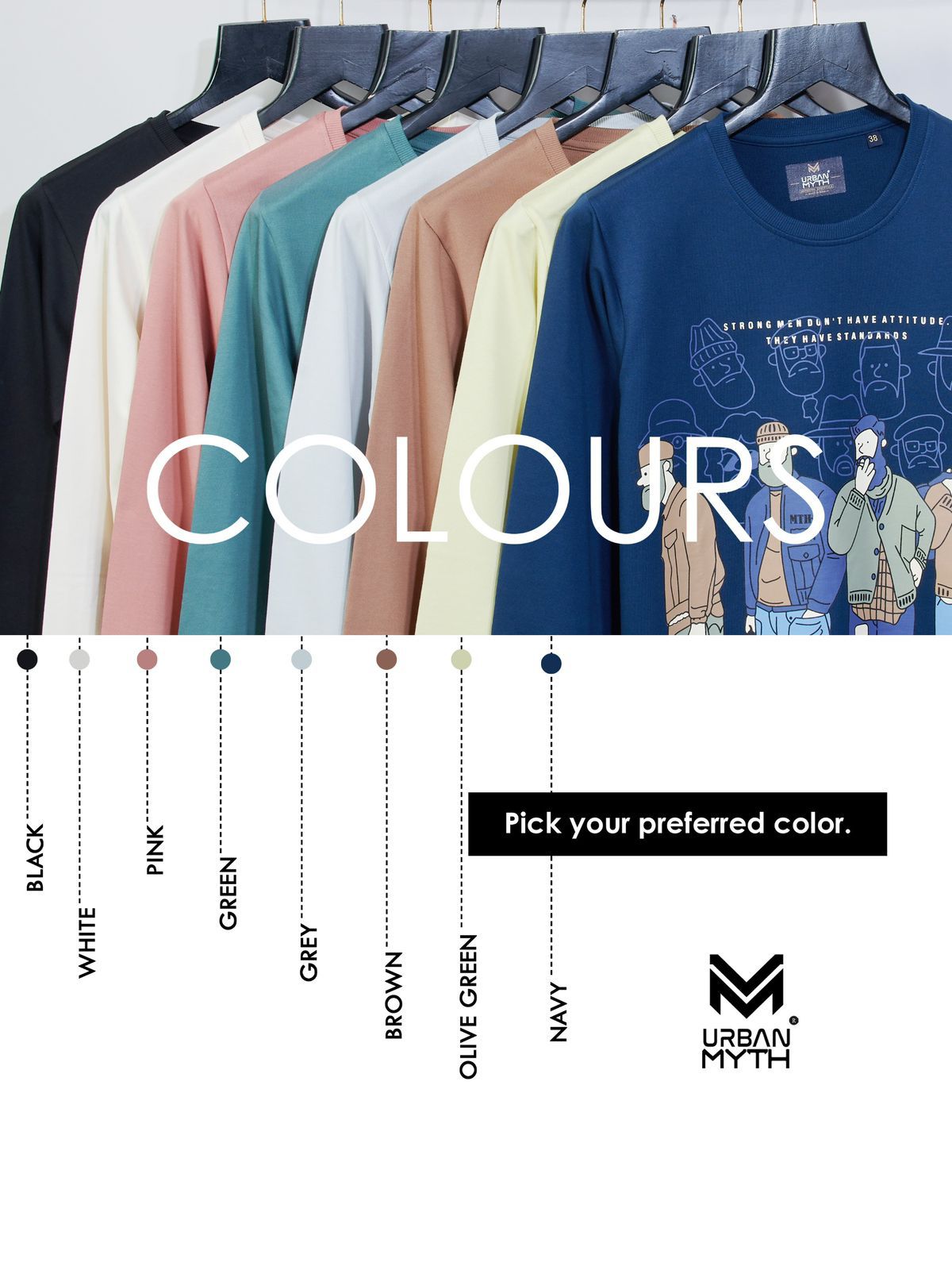 Um 263 Urban Myth Cotton Looper Mens Tshirts Supplier Ahmedabad